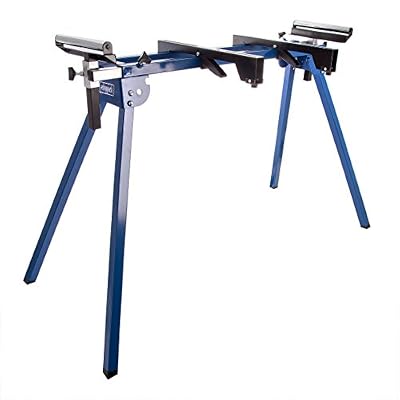 Scheppach Umf1550 Scie à onglet, support de maintien, 0 V, Argent/Bleu