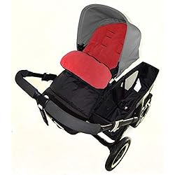 Chancelière/Cosy orteils Compatible avec Stokke Crusi Poussette Fire Red