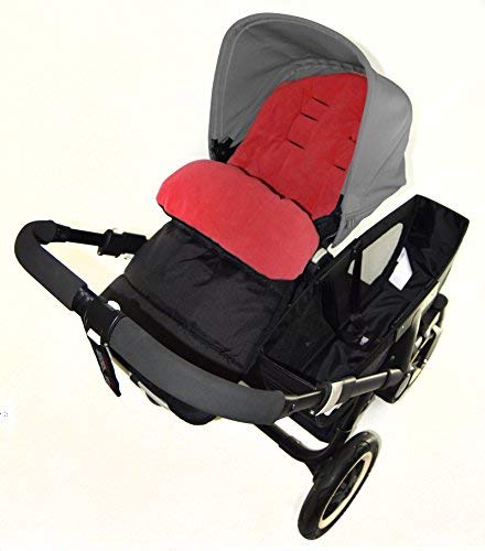 Chancelière/Cosy orteils Compatible avec Stokke Crusi Poussette Fire Red