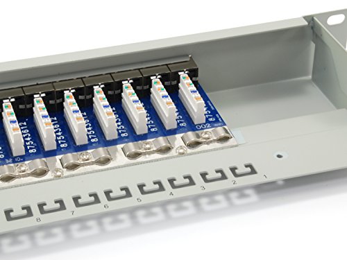 Equip Patchpanel 16 Port 1HE Cat 6 grau - 4