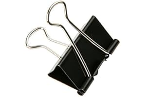 SBS® Klipsy do bindowania | 32 mm | 30 sztuk | metalowe klamerki | spinacze biurowe | uchwyt na papier