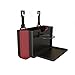 Produktbild Multifunktional Auto Organizer, YOCZOX Auto Aufbewahrungsbox, Auto Aufbewahrung Tasche, Car Trash Can Creative, Auto Rücksitz Tasche, Organisation im Auto, Auto Ablagefach mit Cup-Halter, faltbarer Platte für Platzierung, z.B, iPad, Handy, Wasserflasche, Müll etc. Schwarz+Rot