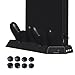 Produktbild Vertical Stand mit Dual Kühler Fan, Summingbest Dual Controller Ladestation und 3 zusätzlichen USB-Port für PS4 Pro Playstation 4 pro