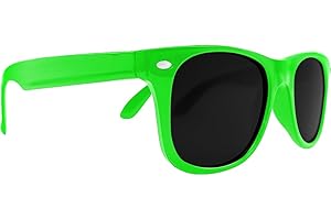 Mustavo Kids Childrens Sunglasses Gloss Finish 100% UV400 Protection Fashion Glasses Fun Vibrant Colours For Ages 3-9 Years Old Boys Girls