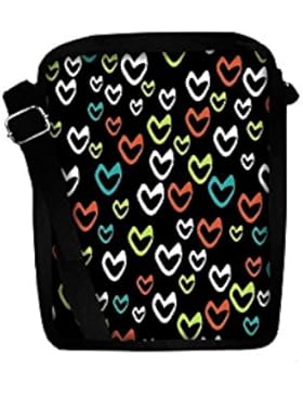 Snoogg , Damen Umhängetasche mehrfarbig multi