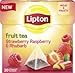 Produktbild LIPTON Fruit Tea Strawberry, Raspberry & Rhubarb Pyramidbeutel