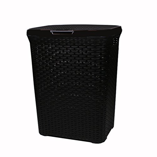 SCHÄFER Wäschekorb- Wäschebox – Wäschetruhe Rattan aus Kunststoff sales by JOLTA® - 2
