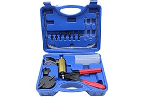 ‎LLCTOOLS LLCTOOLS Kfz Dog Bremsenentlüftungsgerät | Druckluft | Vakuumpumpe | Spezialwerkzeug Kfz | Bremsflüssigkeit auswechseln | Bremse entlüften Auto/Motorrad | Handvakuumpumpe