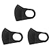 Produktbild Hemore Kinder Maske Staubmaske für Kinder Sanitär Masken Atemschutzmasken Waschbar Filter Gesichtsmasken Half Face Earloop Masken 3Pcs Schwarz