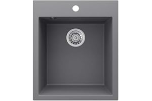 Bergström Spülbecken "Venice", Grau, 43 x 50 cm