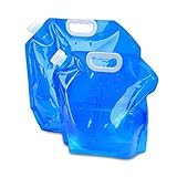 Fácil de usar y transportar: se pliega cuando no está en uso y se levanta cuando está lleno, se sienta en una mesa como dispensador de agua. Cierre de tapa de rosca grande con asa para un uso fácil, borde ancho de la botella para llenar y verter fácilmente.