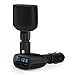 Produktbild Anzeigen-auto-aufladeeinheits-auto-aufladeeinheit 3.4a Doppel-usb-led-anzeige mit Summer,Schwarz