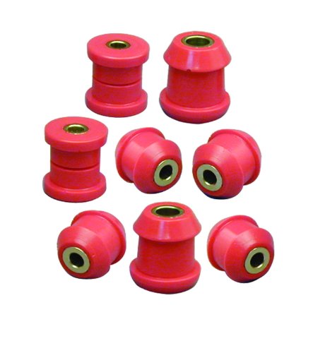 Prothane 8-203 Red Front Upper and Lower Control Arm Bushing Kit by Prothane