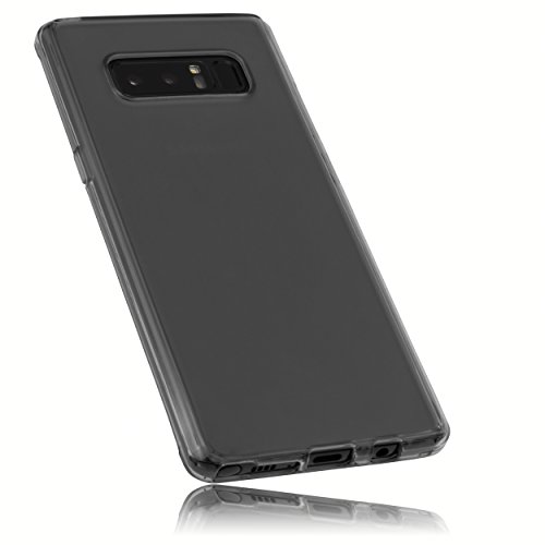 Preisvergleich Produktbild mumbi Schutzhülle für Samsung Galaxy Note8 Hülle transparent schwarz