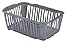 Whitefurze Handy Basket, Plastic, Silver, 30 cm