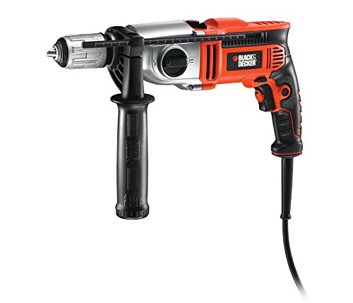 Black+Decker KR8542K-QS - Taladro 850W, portabrocas sin llave 13mm, rueda de velocidad variable, maletín