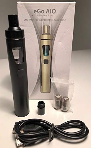 VERA JOYETECH EGO AIO E-Sigaretta Kit di partenza 1500 mAh Batteria (Nero)