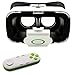 Produktbild 3D VR Brille - Virtual Reality Brille + VR 3D Bluetooth Gamepad in Weiß/Grün | Kompaktes VR Headset für Ihr Handy zum Abspielen von 3D Filme, VR-Movies, VR-Games, 360 Grad Spiele - Kompatibel mit Android & iOS - 4,7 bis 6 Zoll Smartphones von Samsung Galaxy S9 S8 (Plus) | Apple iPhone X 8 7 (Plus) | Huawei P20 P10 Lite | Sony Xperia XZ2 XZ1 XZ X | HTC 10 U11 (Plus) One M9 Desire 10 Pro | Google Pixel | LG Q6 G6 | Microsoft