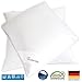 Produktbild 7dreams® 3 Kammer Daunen Feder Kopfkissen Gänseflaum 2er Set - Deutsches Qualitätsprodukt - 80x80cm - 1060g Füllgewicht