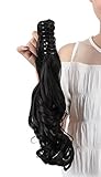 DODOING 18''/21'' Fashion Long Claw Jaw Ponytail Clip in Pony Tail Hair Extension Extensions