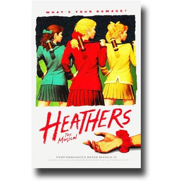 Heathers Musical Survival Kit Make-up Tasche – „Shut Up Heather“ – Wasserdicht, 23,5x17 Cm – Perfekt Für Musical-Fans