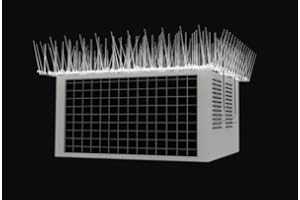 PlastKart (Pack of 10) Bird and Pigeon Spikes, Pigeon Control Spikes Anti Bird Plastic Spikes for AC Balcony Railing Window H