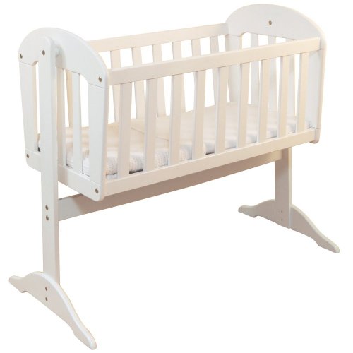 East Coast Vienna Swinging Crib Cot In White FREE DELIVERY