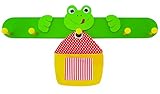 Bieco 23000011 - Kindergarderobe Frosch mit 5 Haken ca. 60 cm