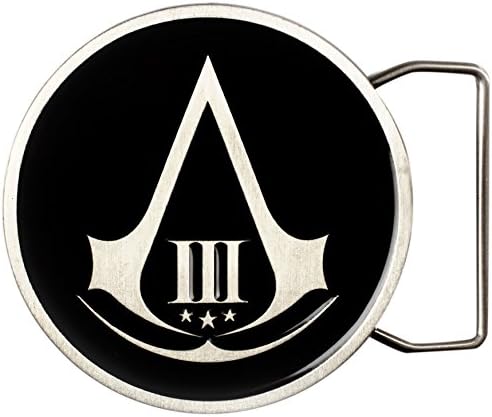 Assassin's Creed III - Black Round Buckle
