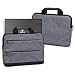Produktbild UC-Express Laptop Tasche kompatibel für Terra Mobile 1550 Notebook Hülle Netbook Schutzhülle Sleeve Universal 15.6 Zoll Schutz Hülle Case Laptophülle Cover, Farbe:dunkel Grau