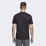 camiseta adidas negra hombre Corte clásico que se ajusta al cuerpo cómodamente