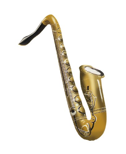 aufblasbares Saxophon, ca. 54 cm, goldfarben