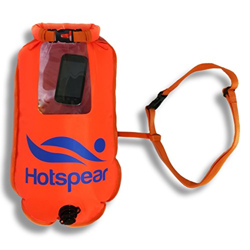 Boya De seguridad de Natación con Bolsa Estanca (Con Ventana Selfie) HOTSPEAR