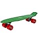 Produktbild [pro.tec] Skateboard Mini Cruiser Board in Grün-Rot für Kinder ab 5 und 6 Jahre / Retro Design (57 x 15 x 12cm) - Pennyboard für Kids und Anfänger mit ABEC 7 Kugellager