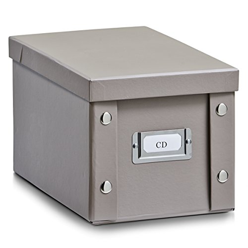 Preisvergleich Produktbild Zeller 17660 CD-Box, Pappe, taupe