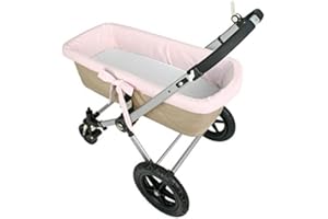 Babyline FUCARO - Bezug für Babywanne, hypoallergen und weich, atmungsaktiv, Innenbezug, 100% spanische Herstellung (Babyrosa, Babyrosa, 90 x 40 cm)