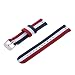Produktbild JAGENIE 18mm gesponnenes Nylon-justierbares Ersatzarmband-Sportuhr-Bügel für Samsung