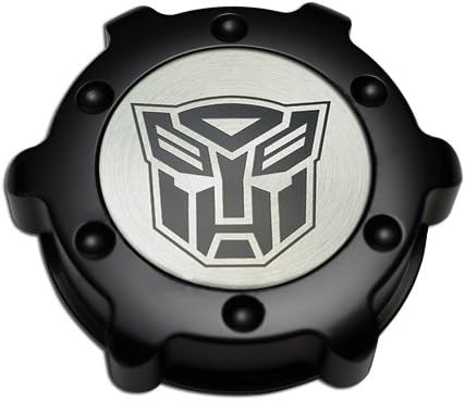 AUTOBOT Transformers BLACK OIL CAP Chevrolet in Billet Aluminum for LS3 6.2L Pontiac G8 GXP LS3 Engines 09 10 2009 2010