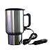 Namaskaram Steel Travel Outdoor Electric Mug Kettle Car Heated Warm Car Plug RS.588.00
