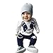 Produktbild Kleidung Kinder ,Babykleid Winter 2 StüCk Jungen Mädchen Cartoon Hund Ohren Tops Hosen Outfit Set Kleidung By Dragon (Grau, 6M&70CM)
