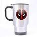 Produktbild Custom Funny Cute Deadpool Face Travel Mug (sliver)-14 ounces by Ayituo