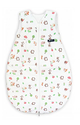 Alvi Baby Kugelschlafsack Molton Waldfreunde 264-1