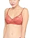 Clovia Fashion Lace Cups Non-Padded Bra In Reddish Pink RS.299.00