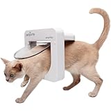 Petporte PPA00-12617 Smart Flap Chip-Katzenklappe für Wand, Weiss