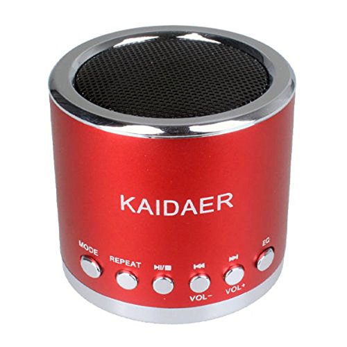 Preisvergleich Produktbild Kaidaer Mini Lautsprecher Stereo rot