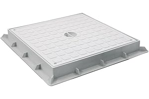 STAMPAST SRL Chiusino Carrabile Con Coperchio Completo Di Telaio. In Polipropilene.