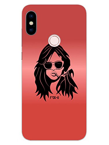 MADANYU I Dont Give A Damn Swag Designer Printed Hard Back Shell Case for RedMi Note 5 Pro