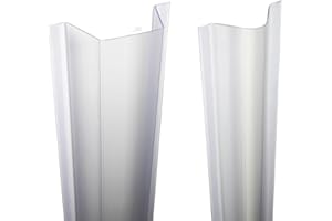 Cardea Solutions Child Safety British Made Door Finger Guard Pack, Covers Hinges at Front & Back of Doors - Clear (One Pack) - No Tools Required, Prevents Finger Pinch *Suitable for Home ONLY, 117cm*