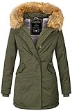 Angeboten wird ein schöner Damen Winter Parka der Trendmarke 