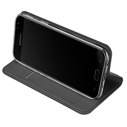 Samsung Galaxy J7 2017 Funda SMTR Ultra Silm PU Cuero Flip Leather Wallet Case Cover Carcasa Funda con Ranura de Tarjeta Cierre Magn tico y funci n de soporte para Samsung Galaxy J7 2017 Gris oscuro reviews Samsung Galaxy J7 2017 Funda SMTR Ultra Silm PU Cuero Flip Leather Wallet Case Cover Carcasa Funda con Ranura de Tarjeta Cierre Magn tico y funci n de soporte para Samsung Galaxy J7 2017 Gris oscuro